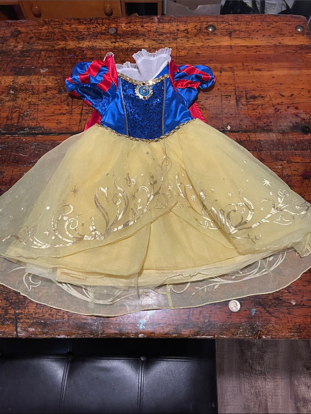 Classic Disney Snow Princess Kids Costume - Blue, Red & Yellow